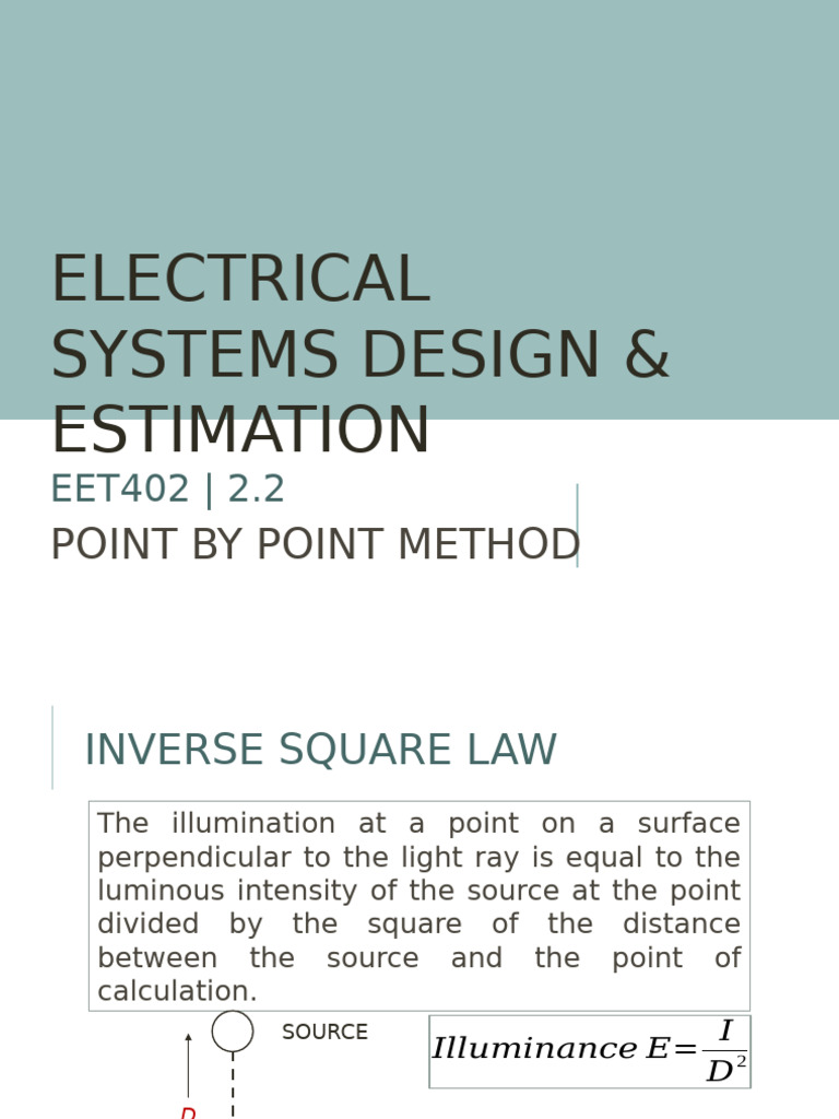 Electrical Systems Design and Estimation Notes | PDF