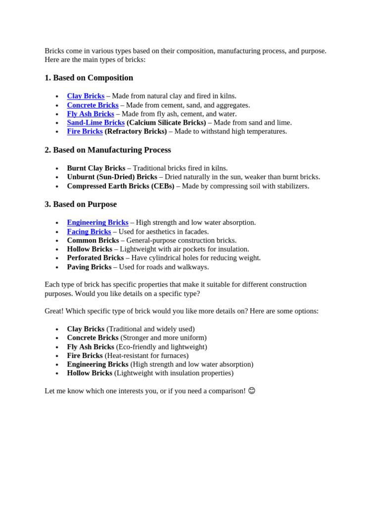 Bricks | PDF