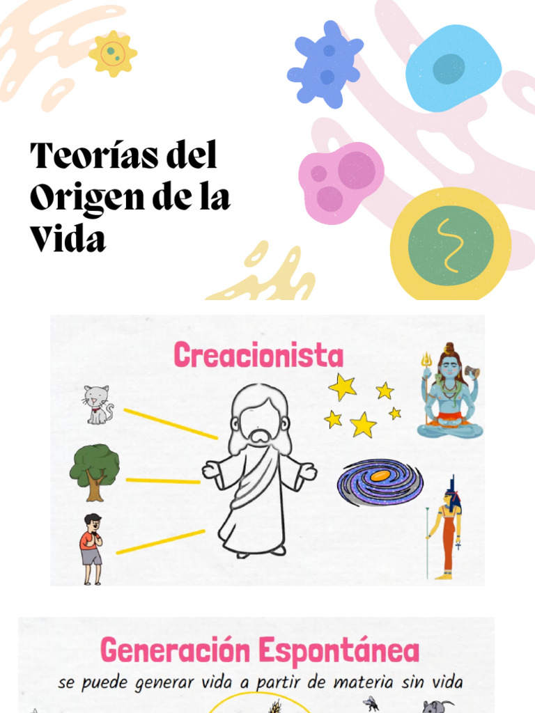 Teorías Del Origen de La Vida | PDF