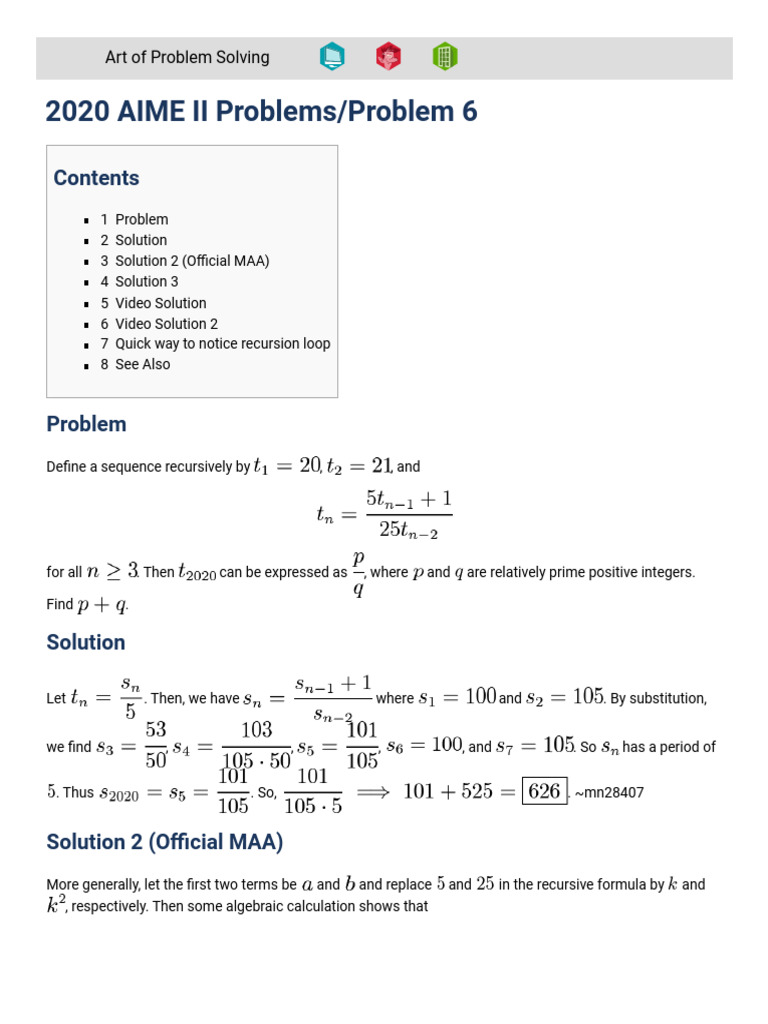 Recursive Sequence Analysis | PDF | Sequence | Recursion