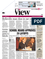 Belleville View Front Page April 26