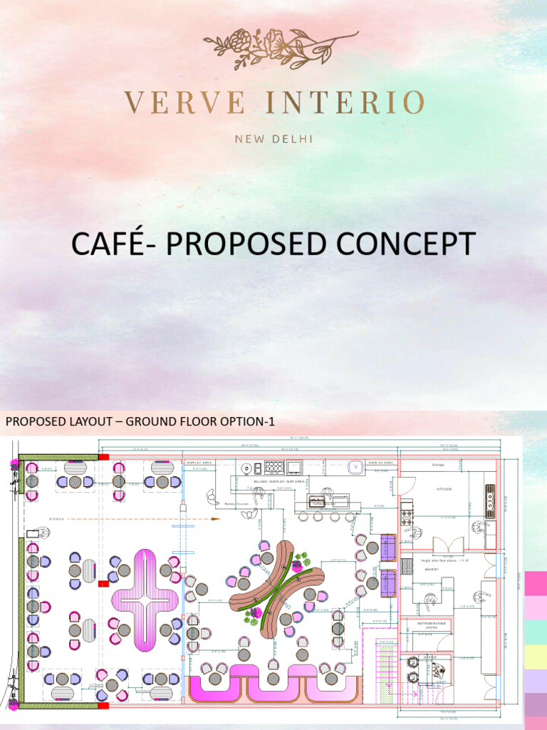 Cafe - Proposed Elevational Concept | PDF