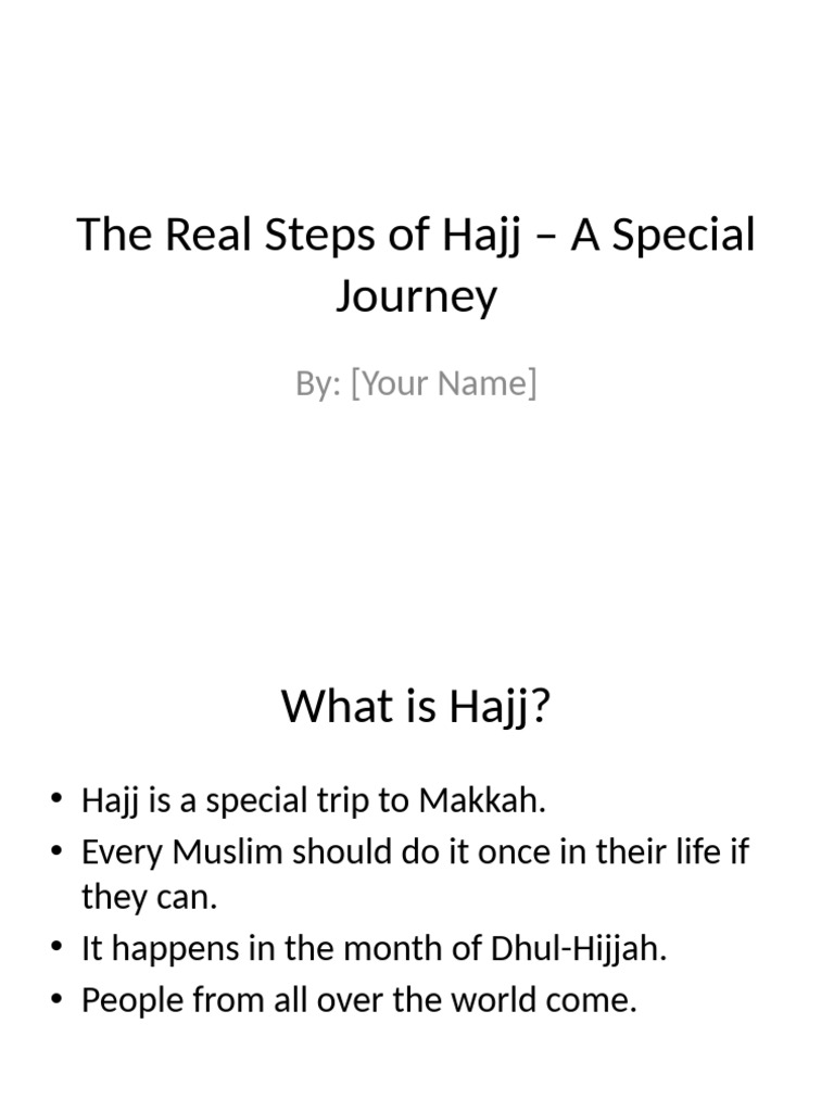 Steps of Hajj: A Complete Guide | PDF
