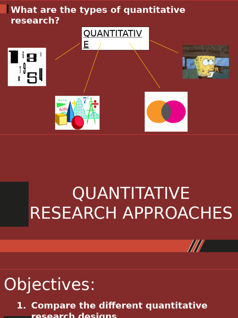 Types of Quantitative Research Designs | PDF | Experiment | Methodology