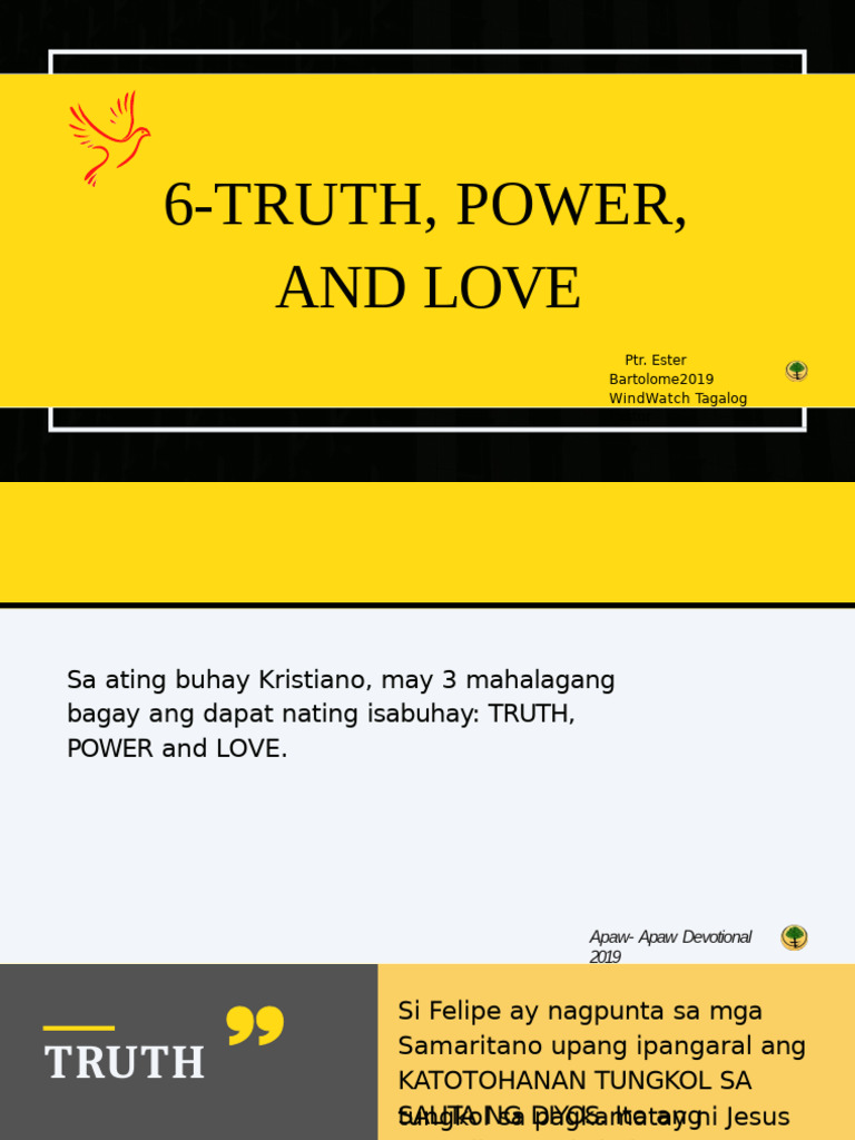 Aa 6-Truth, Power, and Love | PDF