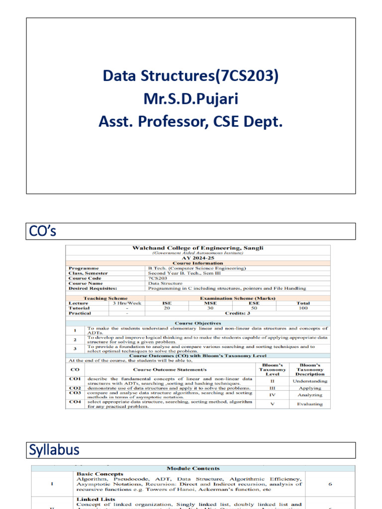 Data Structures and Algorithms Overview | PDF | Data Type | Multiplication