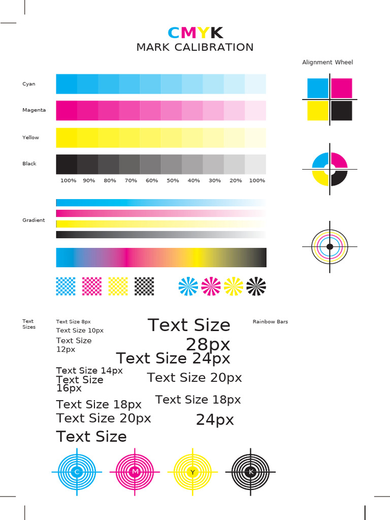 Print Color Test Page Basic 1 | PDF