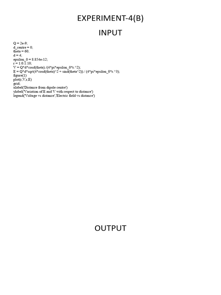 Experiment 4b | PDF
