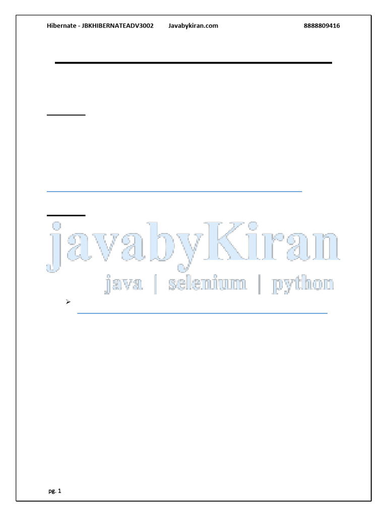Hibernate Setup Guide for Java | PDF | My Sql | Software Engineering