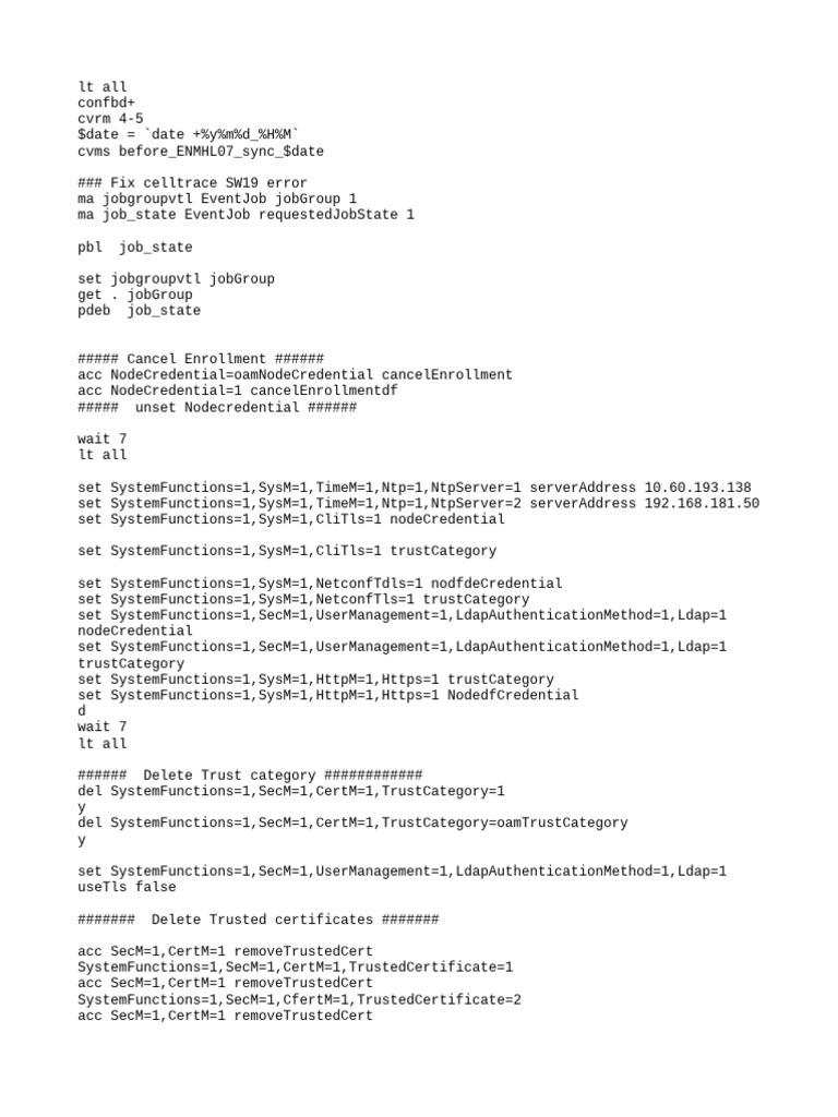 ENM Configuration and Management Guide | PDF