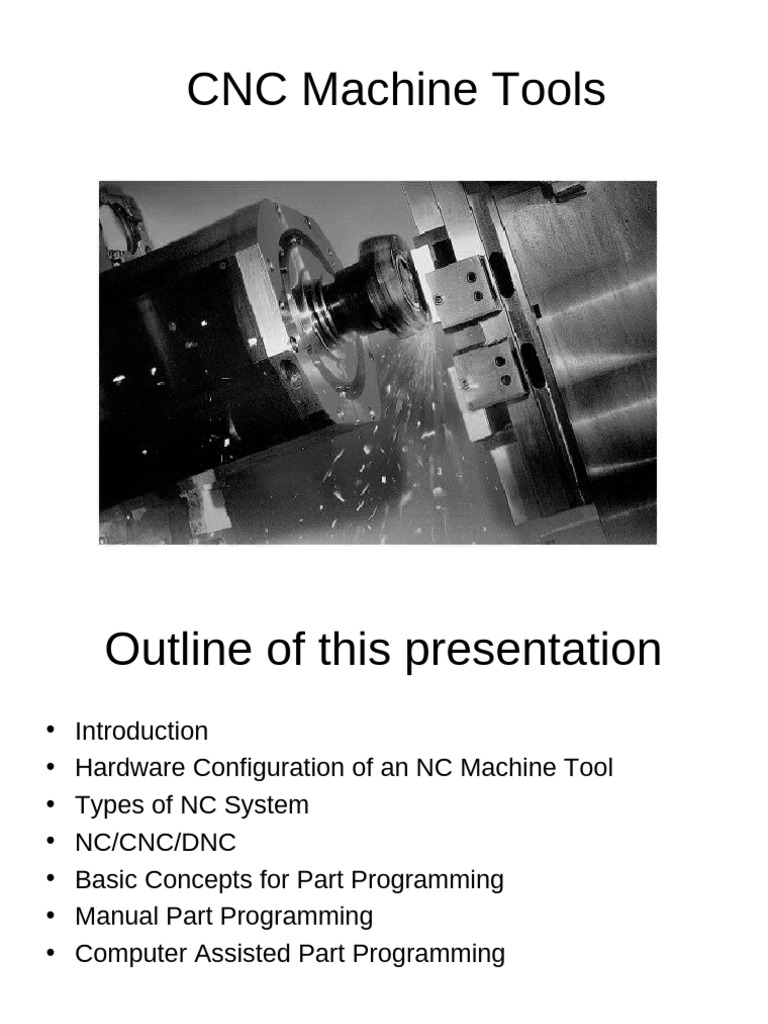 CNC Machine Tools Overview and History | PDF | Rotation | Computer Program