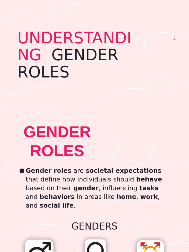 Understanding Gender Roles | PDF | Gender Role | Gender