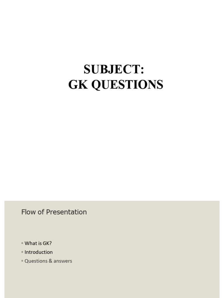 GK Notes | PDF | Money Supply | Money
