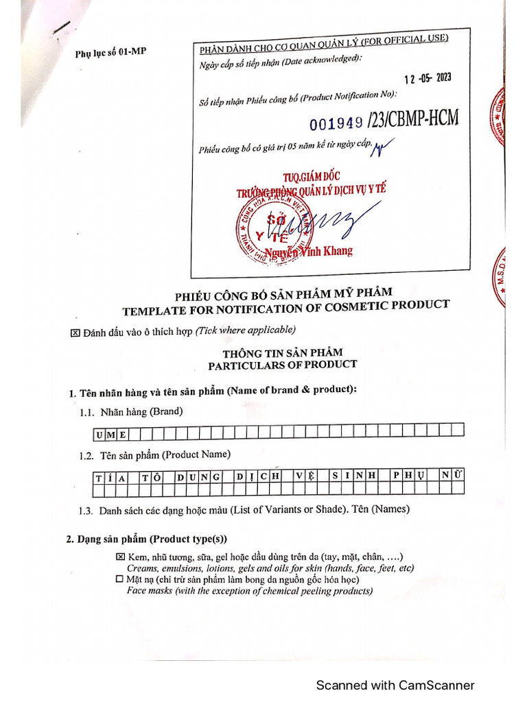CBMP Ume - Ddvs PH N Tía Tô - Full | PDF