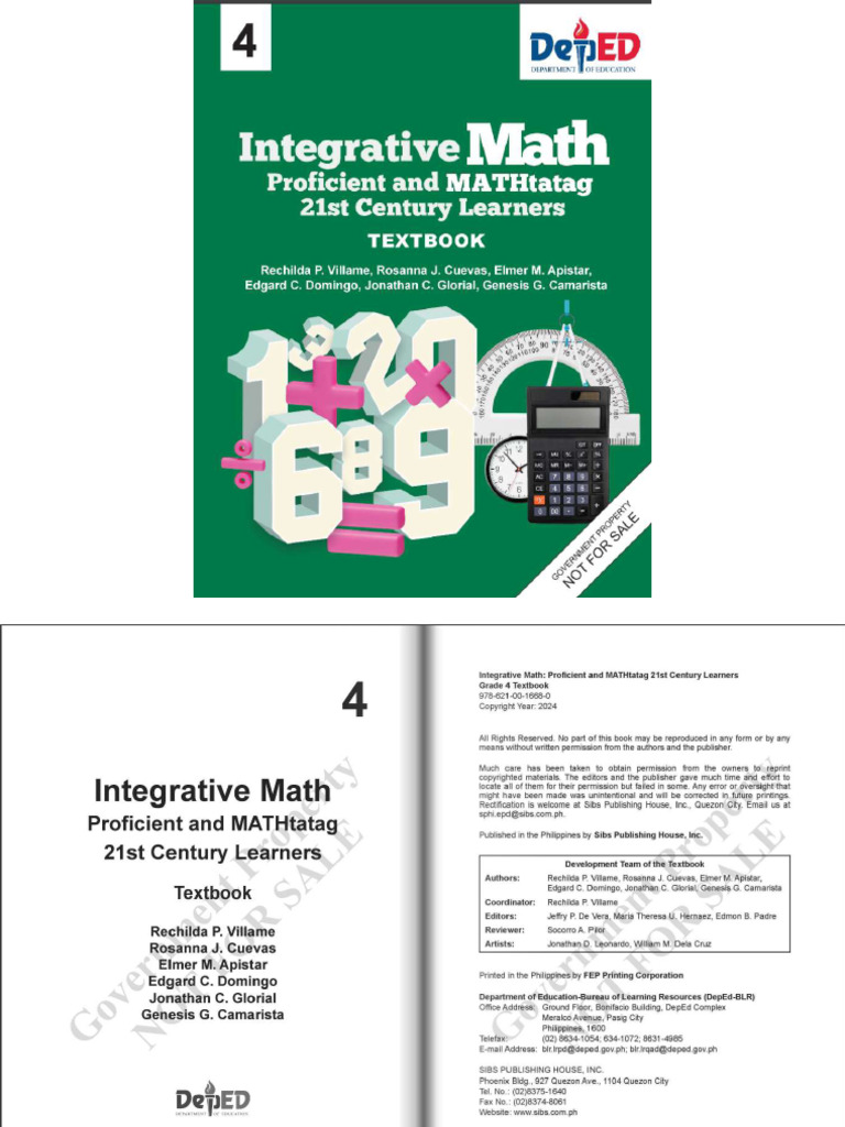 Ebook Math Matatag Curriculum | PDF