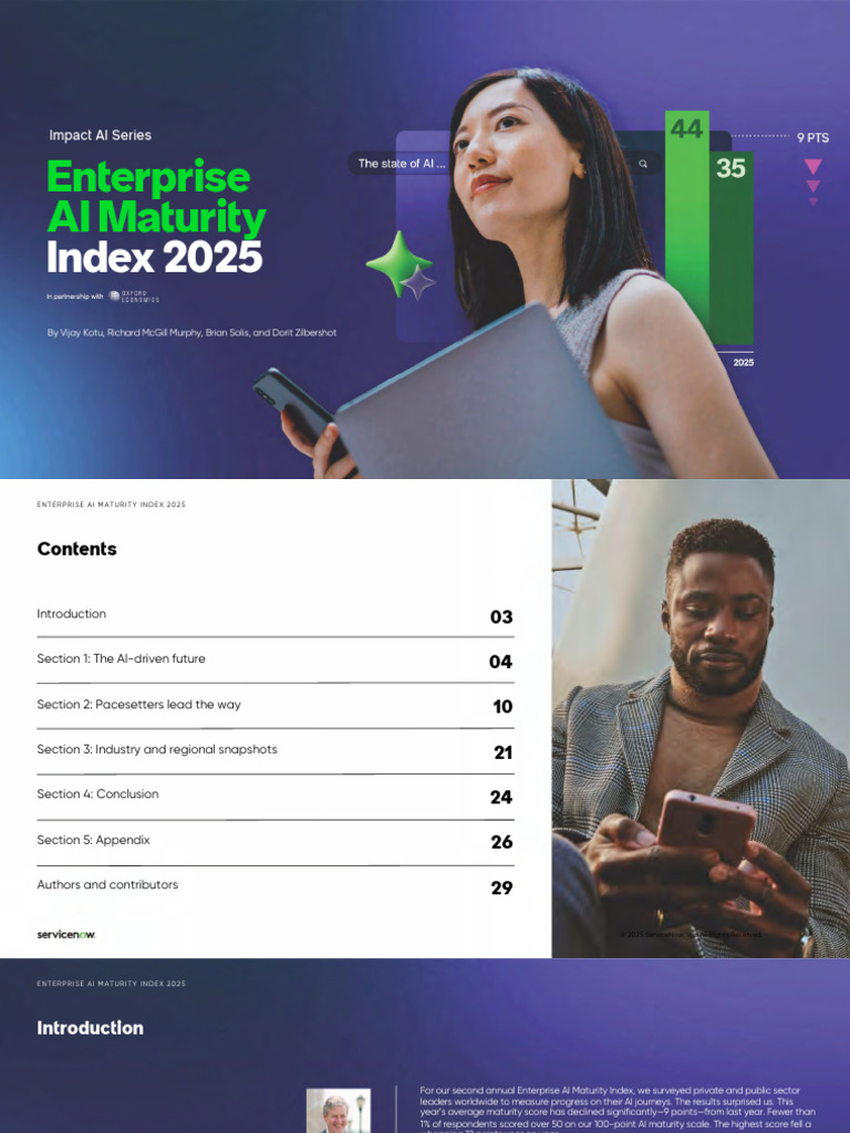 Impact AI Series Enterprise AI Maturity Index 2025 | PDF | Artificial ...
