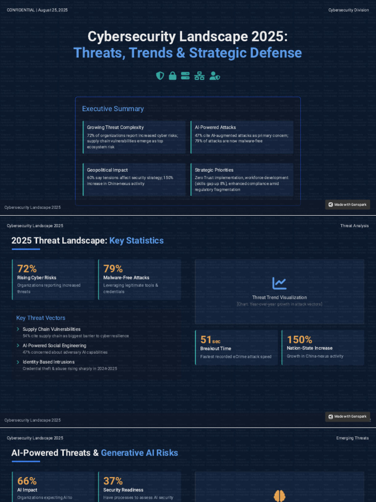 Cybersecurity Landscape 2025 Insights | PDF | Security | Computer Security