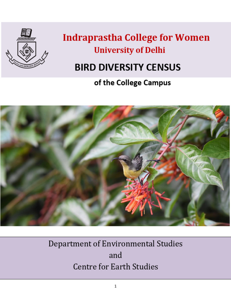 Bird Diversity Census at IP College | PDF | Biodiversity | Birds