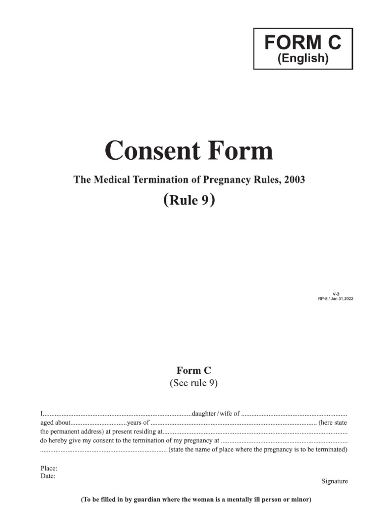 Form C MTP | PDF