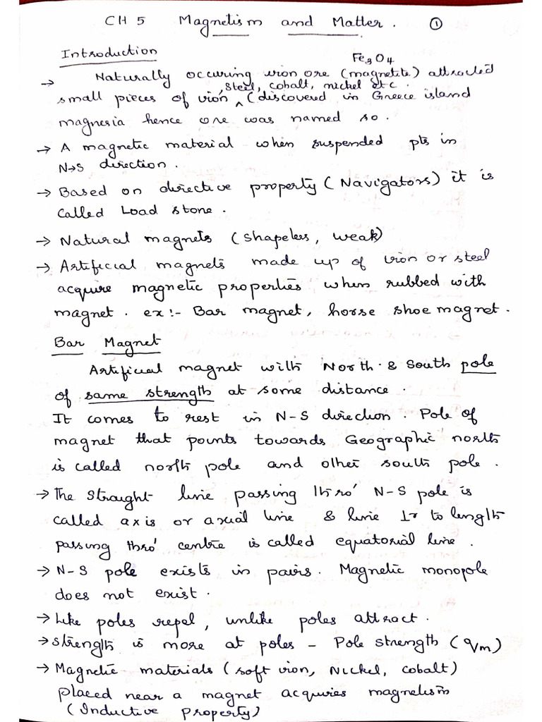 Magnetic Properties of Materials Explained | PDF | Magnetism ...