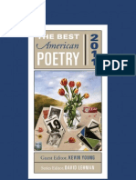The Best American Poetry 2011 and 2012 (Selected Poems)