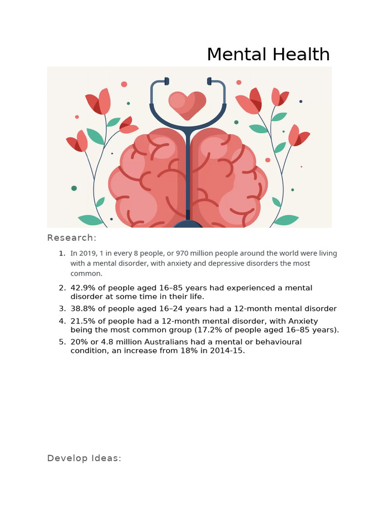 Mental Health | PDF | Mental Health | Mental Disorder