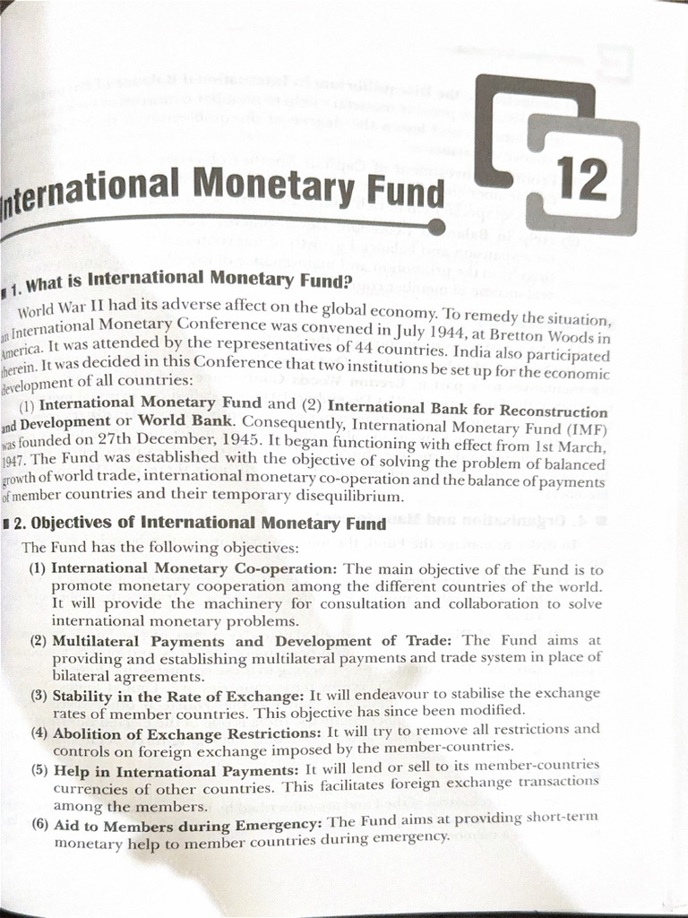 IMF (English) | PDF
