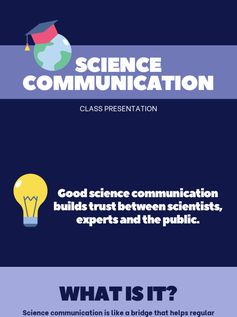 Importance of Science Communication | PDF