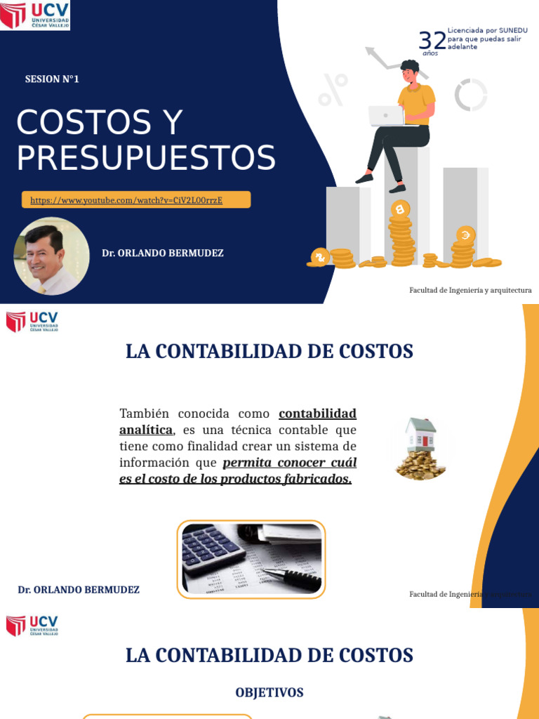 Sesion 1 Costos y Presupuestos | PDF | Presupuesto | Costo