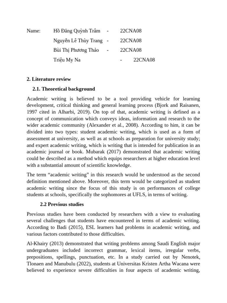 Challenges in ESL Academic Writing | PDF | English As A Second Or ...