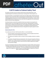 CAUTI Prevention Bundle Checklist | PDF