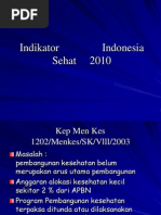 Download Indikator Indonesia Sehat 2010 by Ira Warouw SN91275797 doc pdf