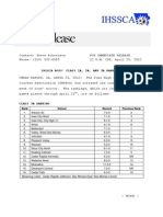 Week #4 Rankings Press Release