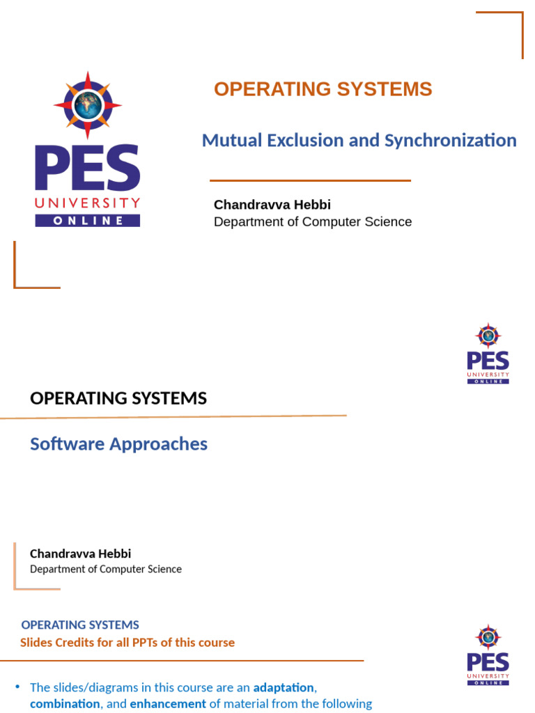 Mutual Exclusion in Operating Systems | PDF | Kernel (Operating System ...