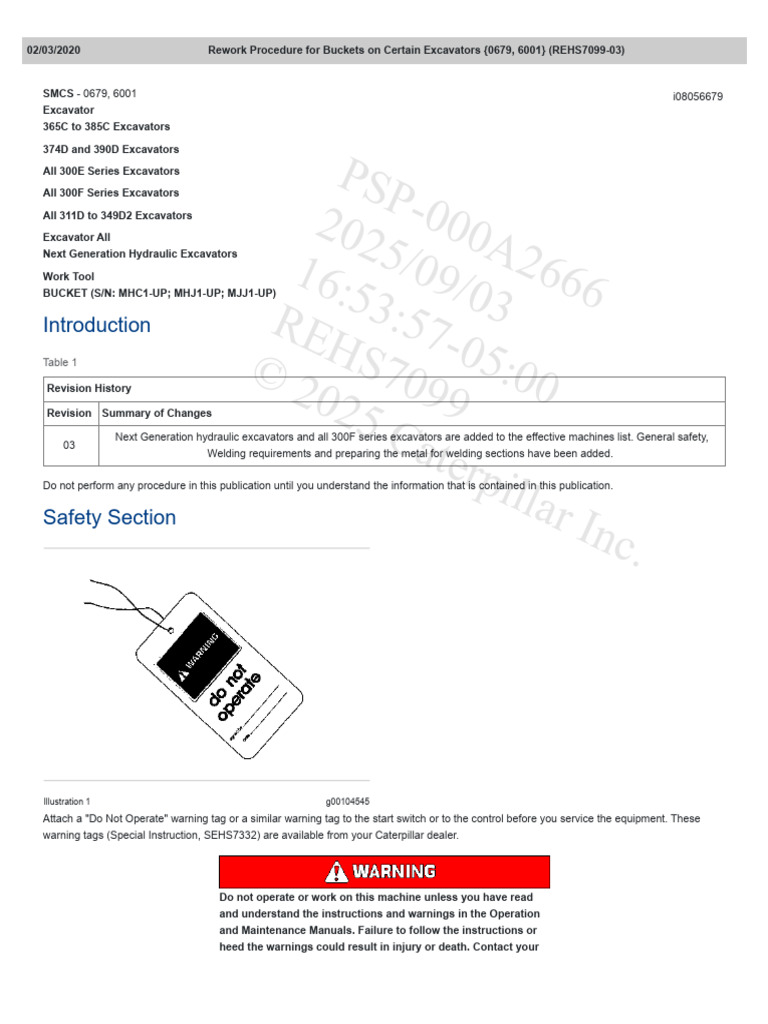 Rework Procedure For Buckets | PDF | Welding | Construction