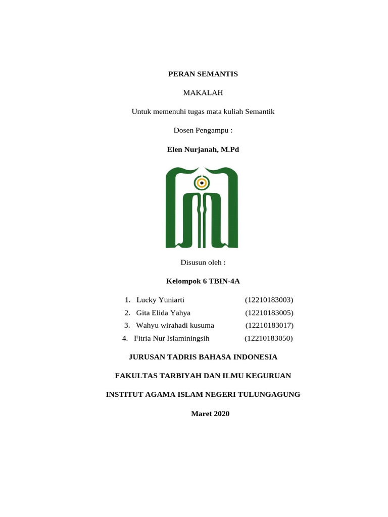 Peran Semantis dalam Linguistik | PDF