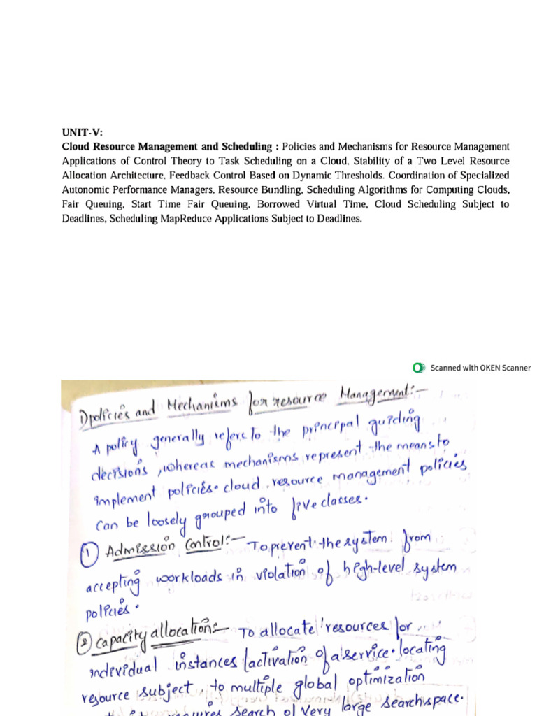 Unit-5 Cloud Computing | PDF