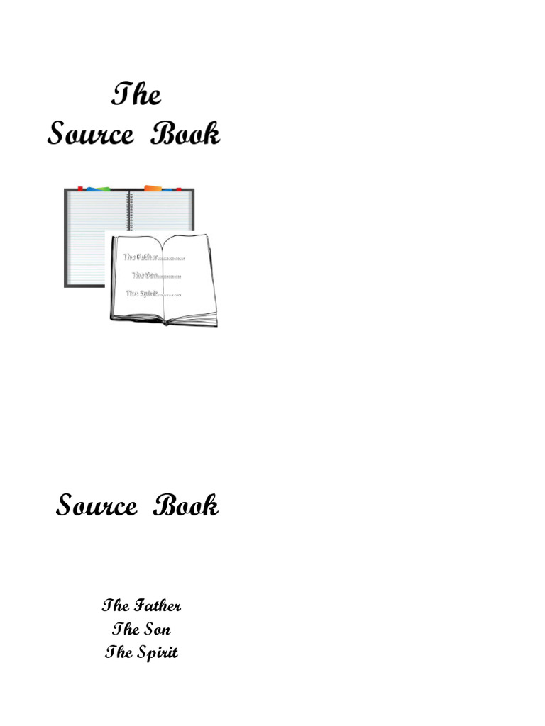Source Book | PDF | God The Father | Jesus
