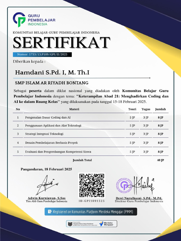 Hamdani - 15 Februari 2025 | PDF