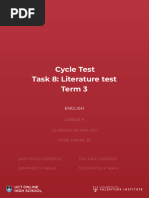 English Jce Paper 3 - Updated | PDF | Poetry