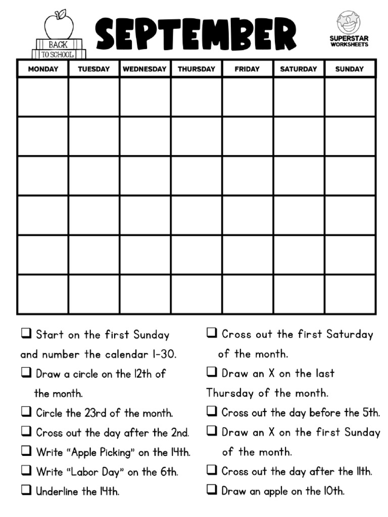 Sept CalendarActivites | PDF