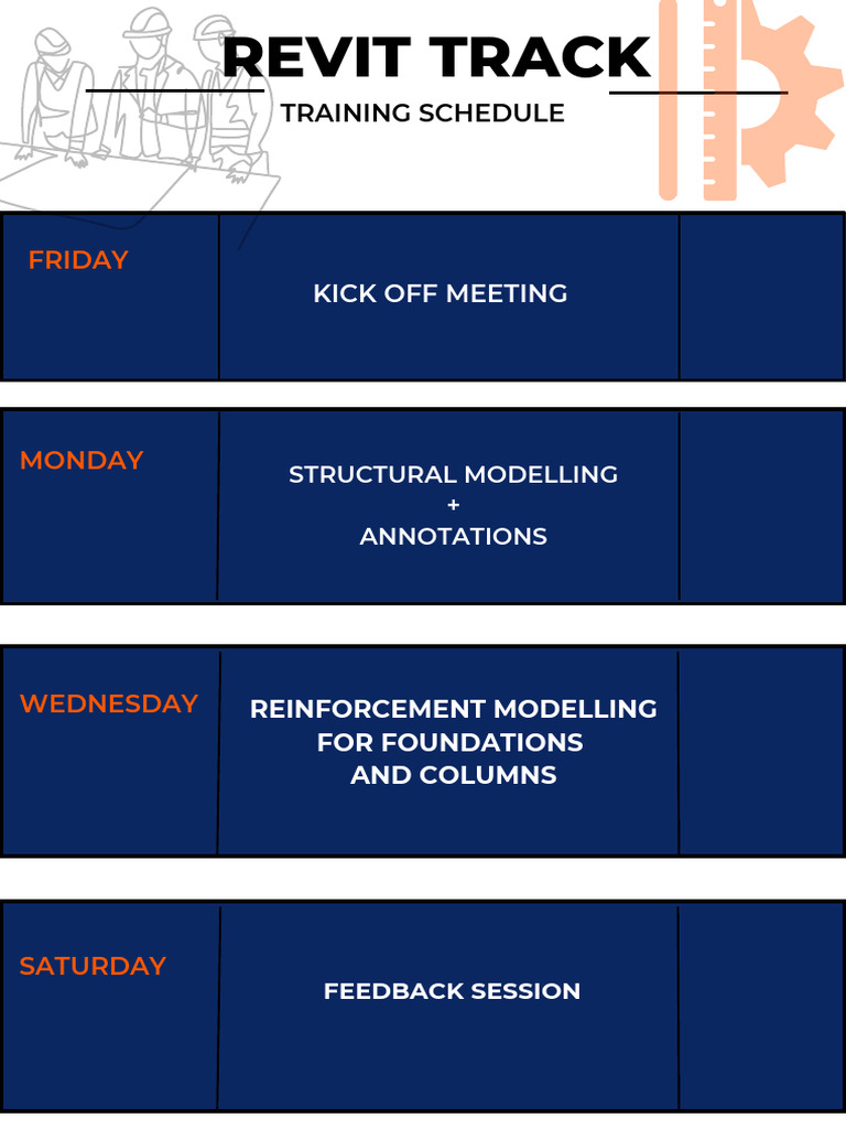 RevIT Training Schedule Overview | PDF