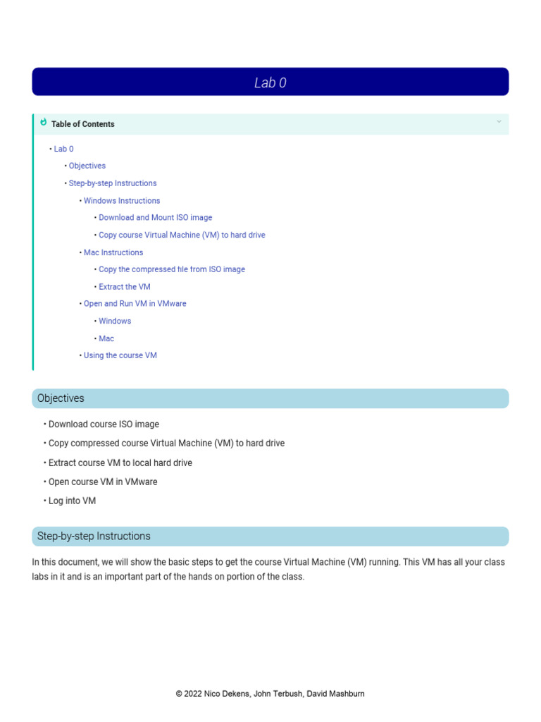 SEC587 VM Setup Instructions | PDF | Virtual Machine | Computer File