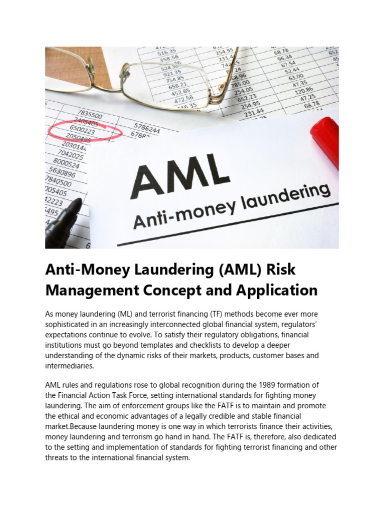 AML Risk Management and Assessment Guide | PDF | Business | Economies