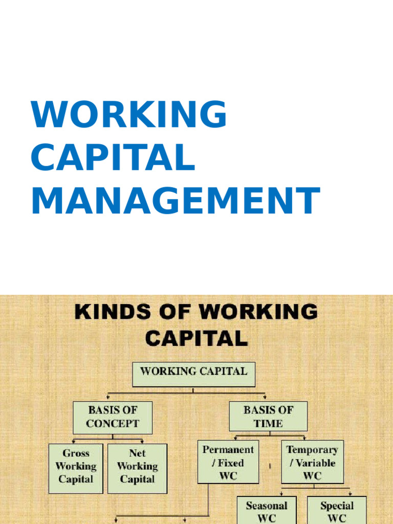 Working Capital Management Overview | PDF | Working Capital | Hedge ...