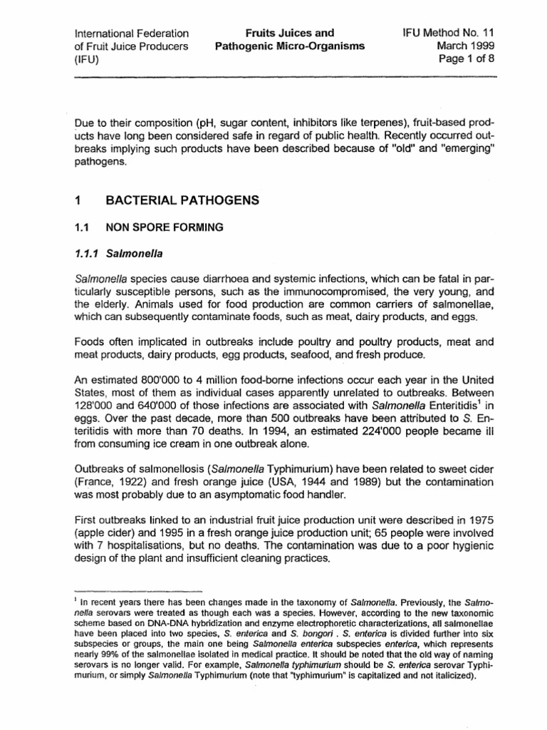 IFU Microbiological Method 11 | PDF