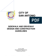 Sidewalk and Driveway Guidelines 2006