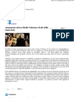 2012 - Marzo 12 - Cinque Giorni - Anonymous Attacca Radio Vaticana e Il Sito Della Santa Sede