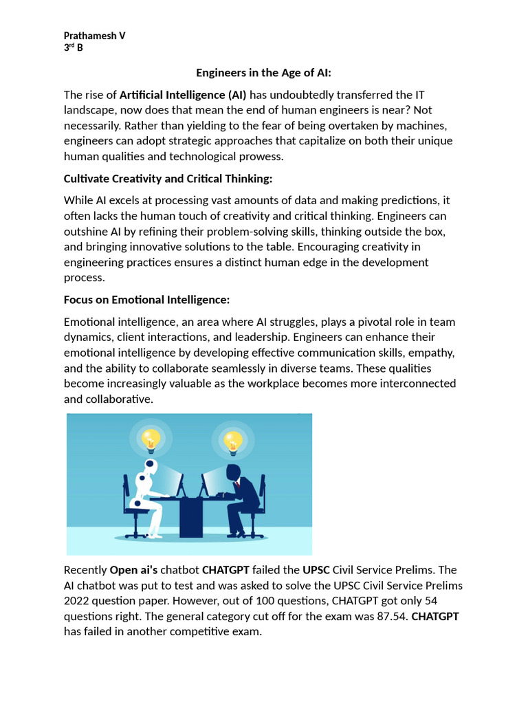 Engineers Thriving in AI Era | PDF | Artificial Intelligence ...