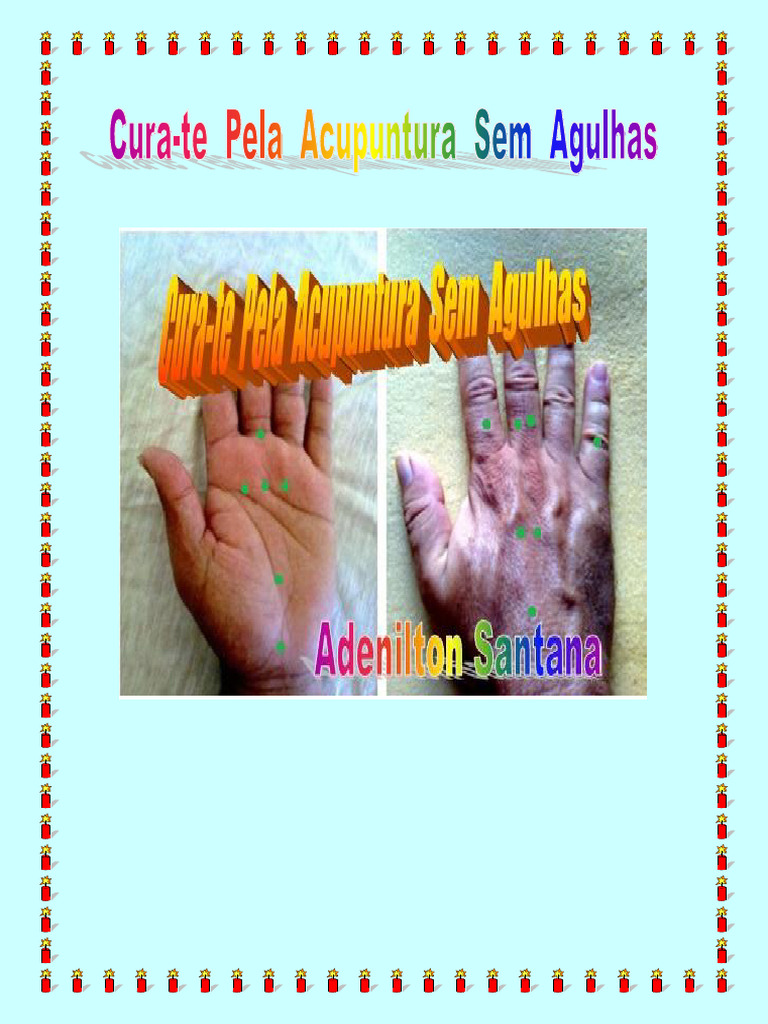 Cura Te Pela Acupuntura Sem Agulhas Amostra Pdf Acupuntura